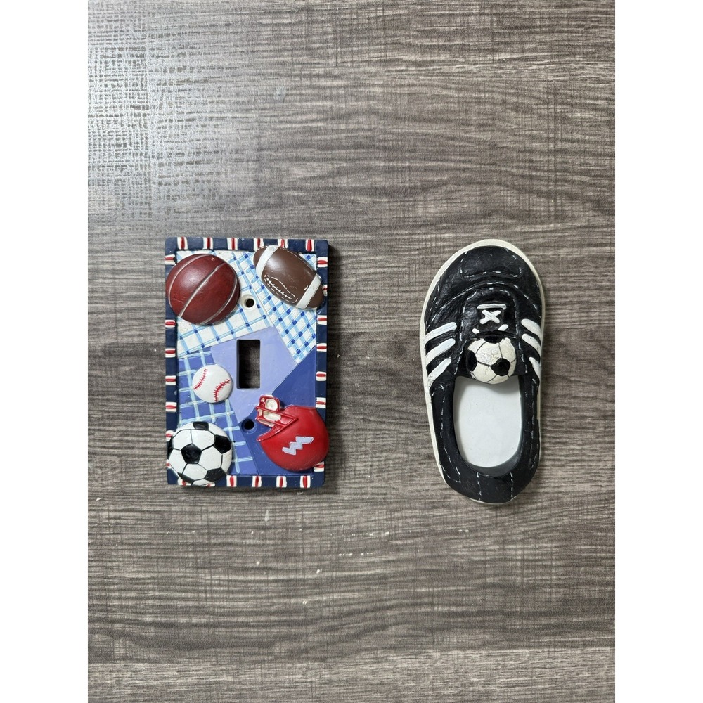 Soccer Light Switch Plate Cover By Borders Unlimited/ Soccer photo frame